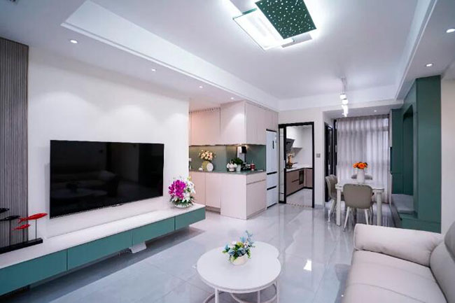 松湖云錦96㎡簡(jiǎn)約裝修，與生活對(duì)話，讓家更懂你